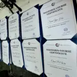 Corporate Mandarin Course from Nihao Language Education Tailored Books and Certificate in class in HK