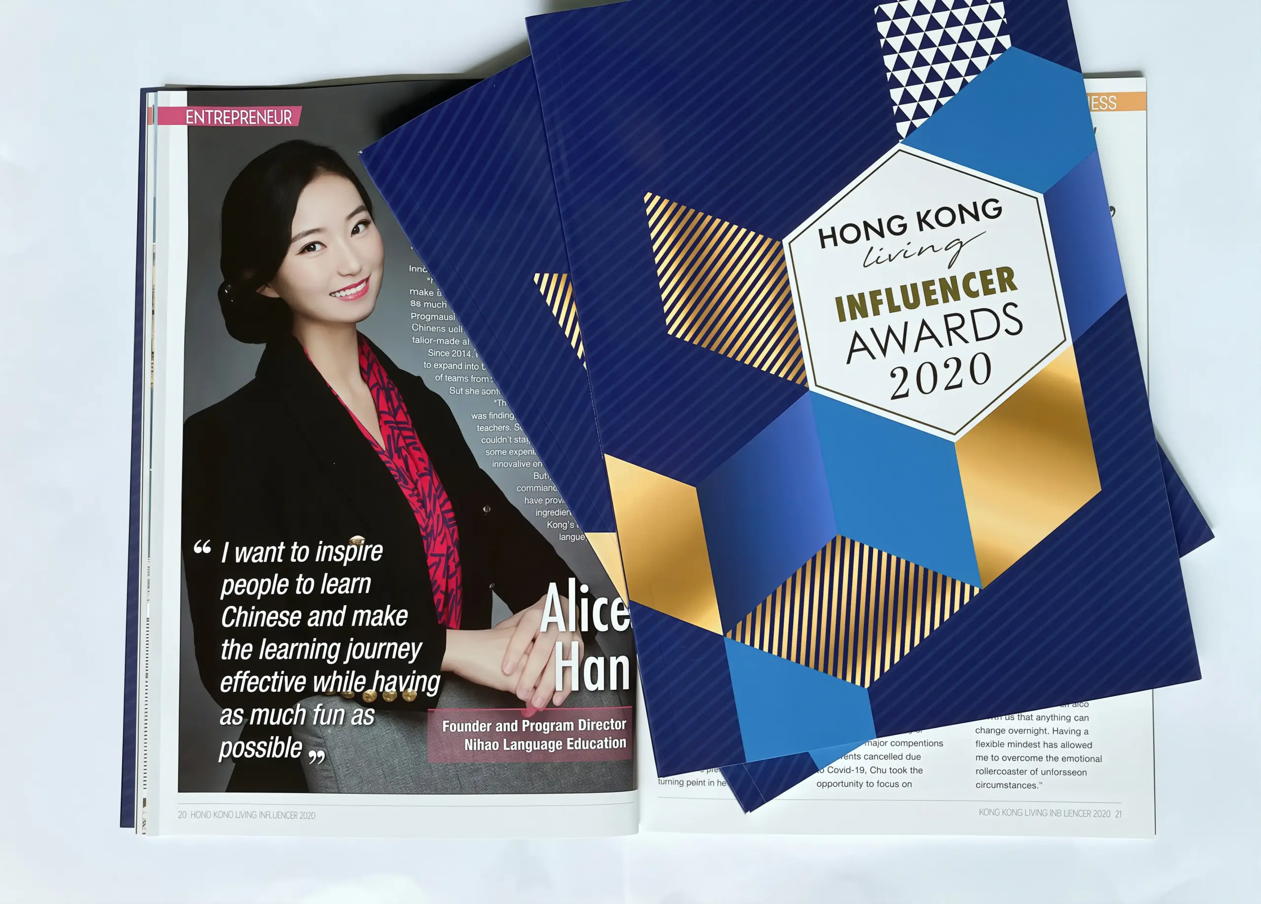 ong Kong Living Influencer Award Winner - Alice Han shuai