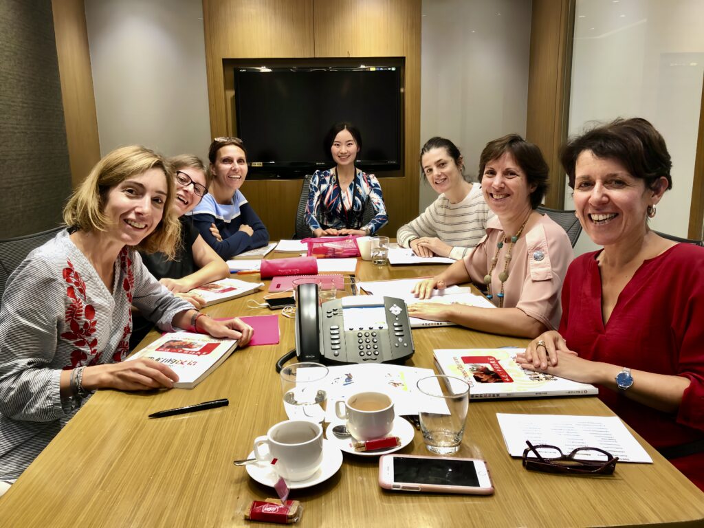 Mandarin group class at Nihao Language Education in HK