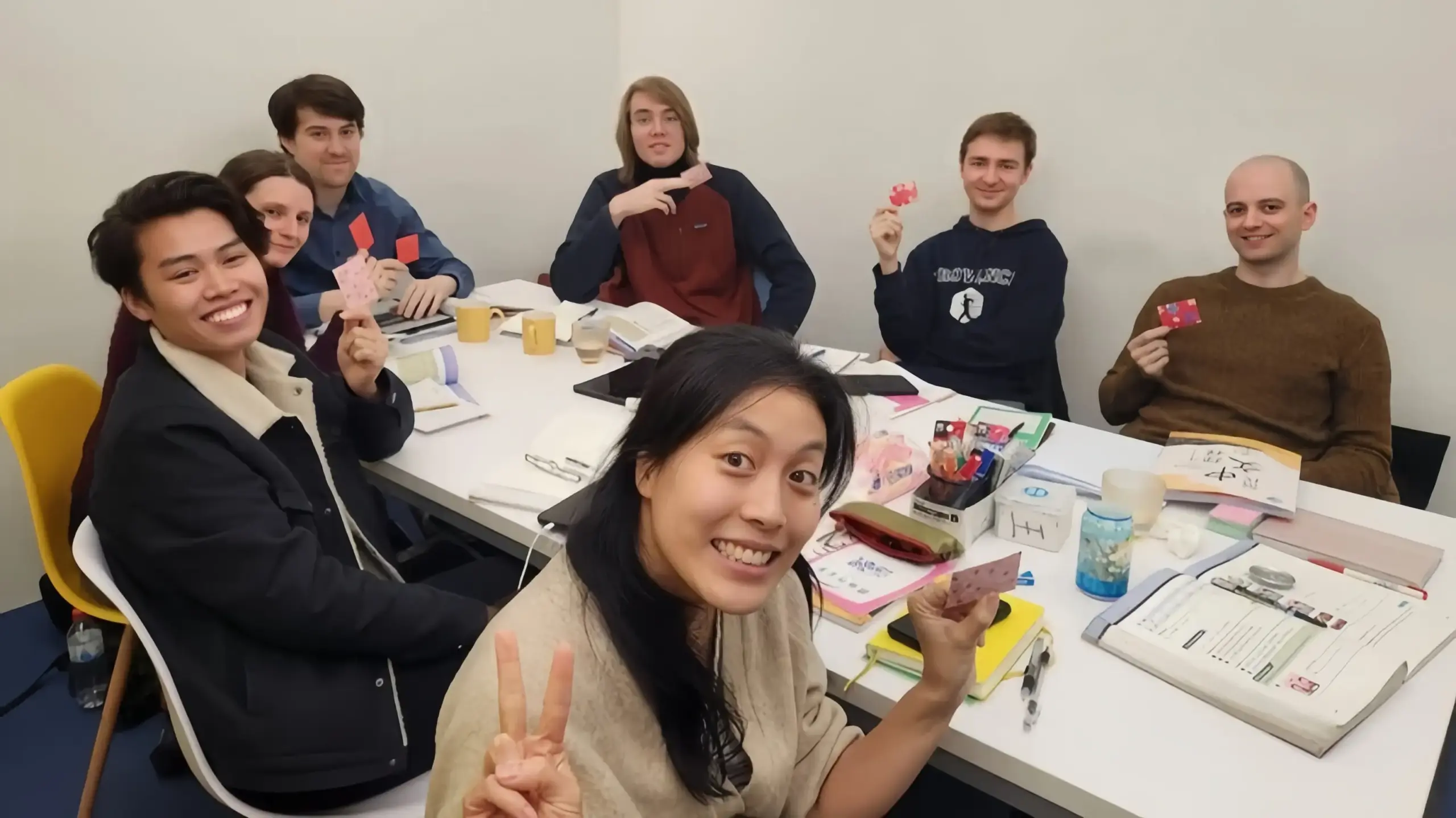 Mandarin group class at Nihao Language Education in Hong Kong