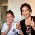 HKIS international school student attending an engaging 1-on-1 private Junior Mandarin class with a Master tutor at Nihao Language Education in Hong Kong.